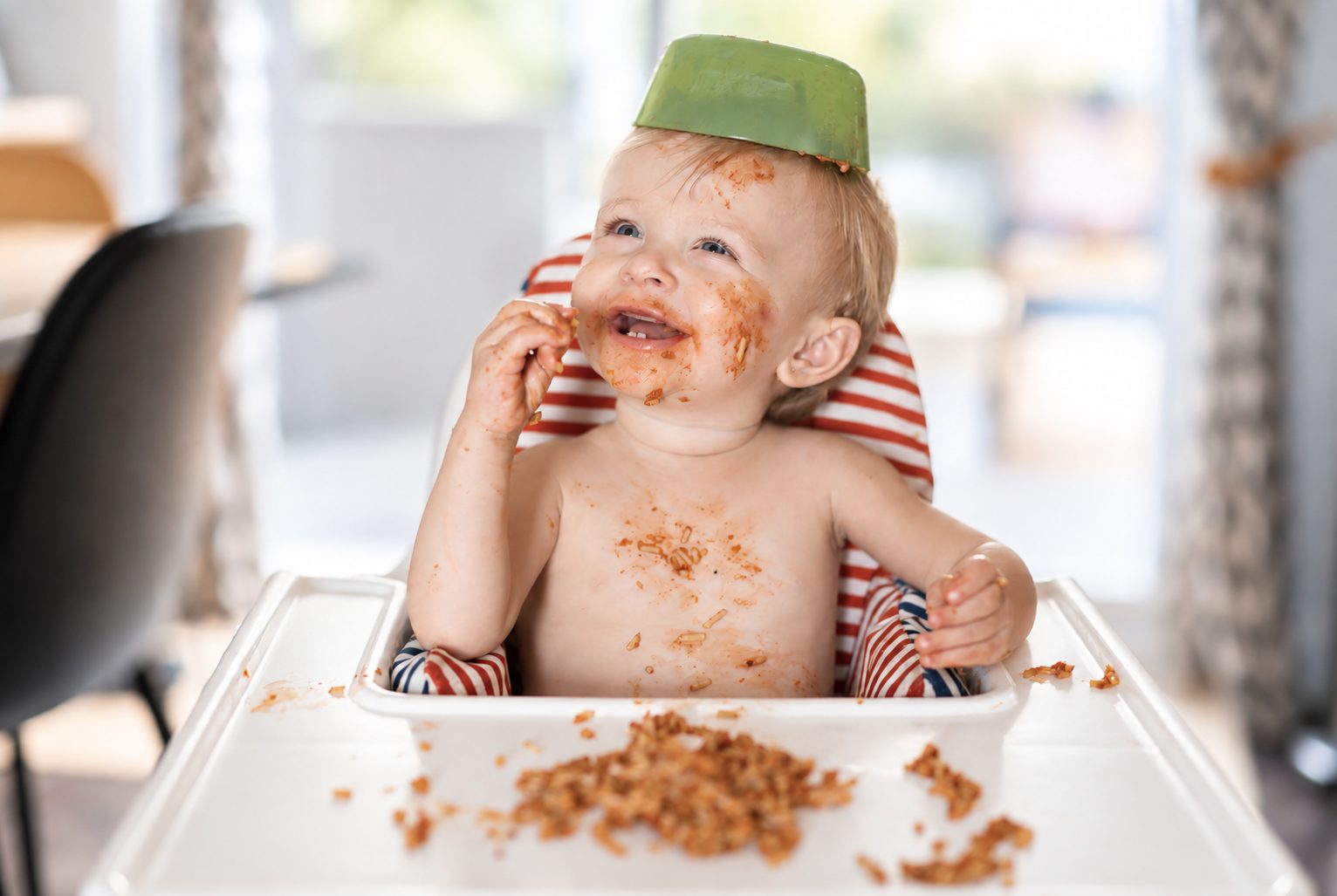 Baby eating